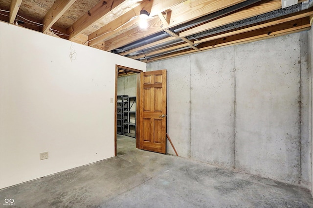 8619 Wrangler Ct, Indianapolis, IN 46217 - view of unfinished basement