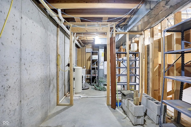 8619 Wrangler Ct, Indianapolis, IN 46217 - view of unfinished basement