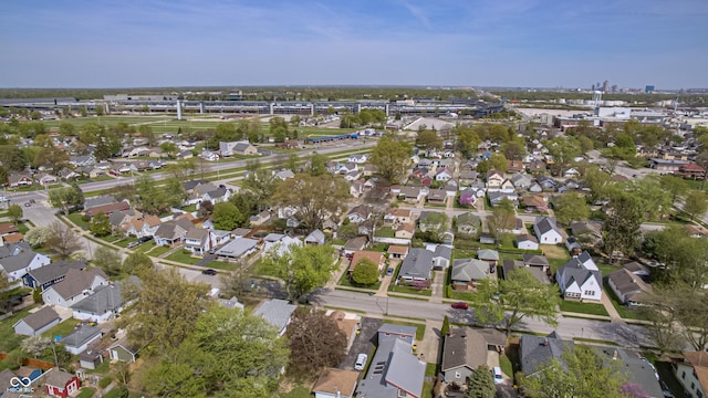 1641 Winton Ave, Speedway, IN 46224 - aerial view of property's location with nearby suburban area