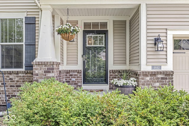 4642 Big Run Ct, Indianapolis, IN 46239 - view of exterior entry featuring brick siding
