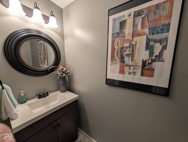 317 Washington St, Clay City, IN 47841 - bathroom featuring vanity