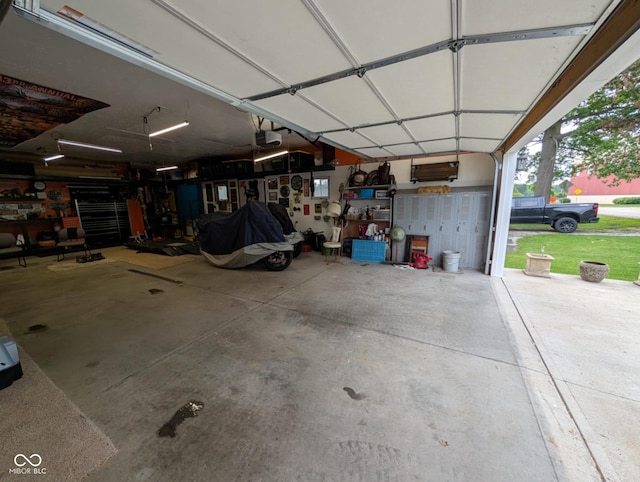 317 Washington St, Clay City, IN 47841 - garage with a garage door opener