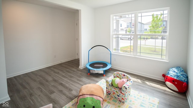 2916 W Bargello Ln, Monrovia, IN 46157 - playroom with wood finished floors and baseboards