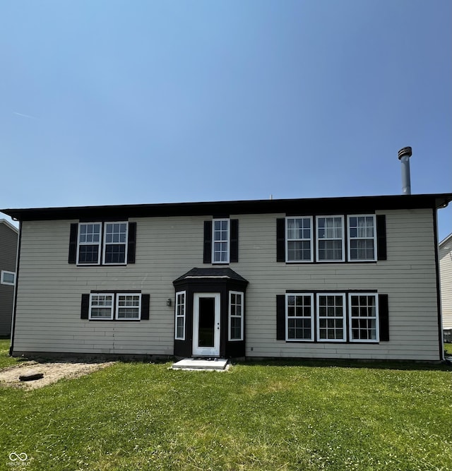 585 Fireside Dr, Greenwood, IN 46143 - view of front facade featuring a front yard