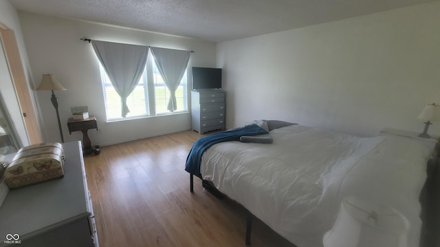 713 Driftwood Cir, Danville, IN 46122 - bedroom featuring wood finished floors, baseboards, and a textured ceiling