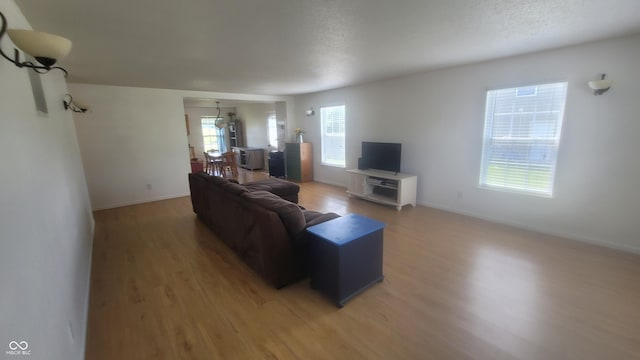713 Driftwood Cir, Danville, IN 46122 - living room with light wood-type flooring and baseboards