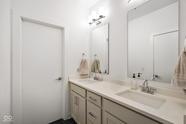 2125 Coretta Way, Indianapolis, IN 46202 - bathroom with double vanity
