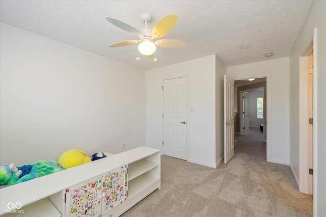 12772 Tram Ln, Carmel, IN 46032 - hall with light colored carpet and a textured ceiling
