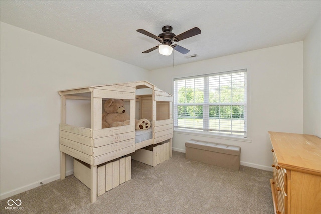 12772 Tram Ln, Carmel, IN 46032 - carpeted bedroom featuring baseboards and ceiling fan