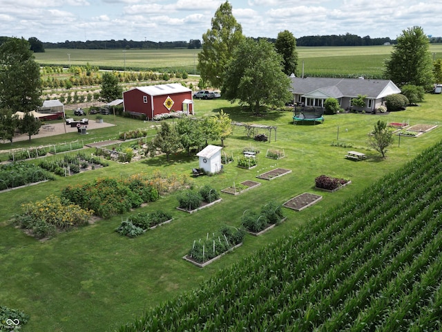 3840 W 38th St, Anderson, IN 46011 - aerial view of sparsely populated area with abundant farmland