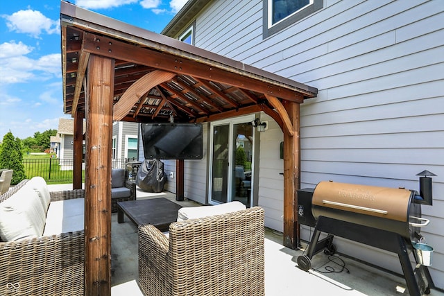 9716 Cimmaron Ave, Mccordsville, IN 46055 - view of patio with a gazebo