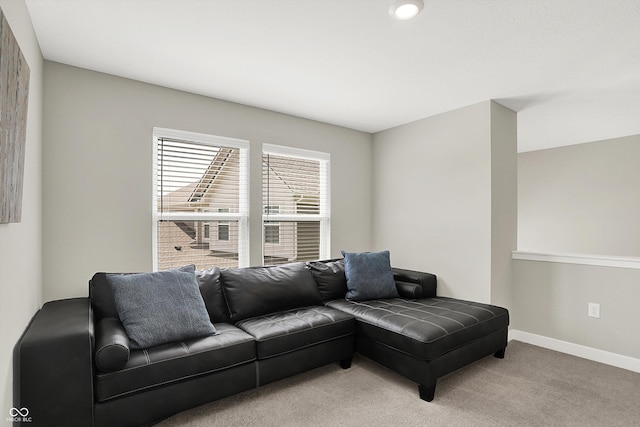 9716 Cimmaron Ave, Mccordsville, IN 46055 - living area with baseboards and carpet flooring