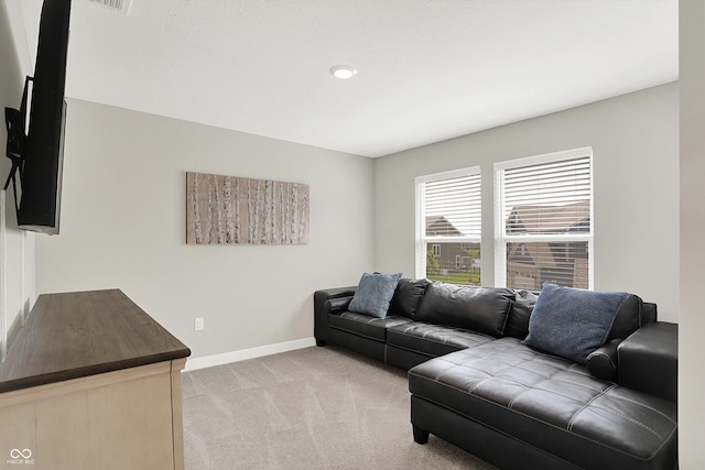 9716 Cimmaron Ave, Mccordsville, IN 46055 - living area featuring light carpet and baseboards