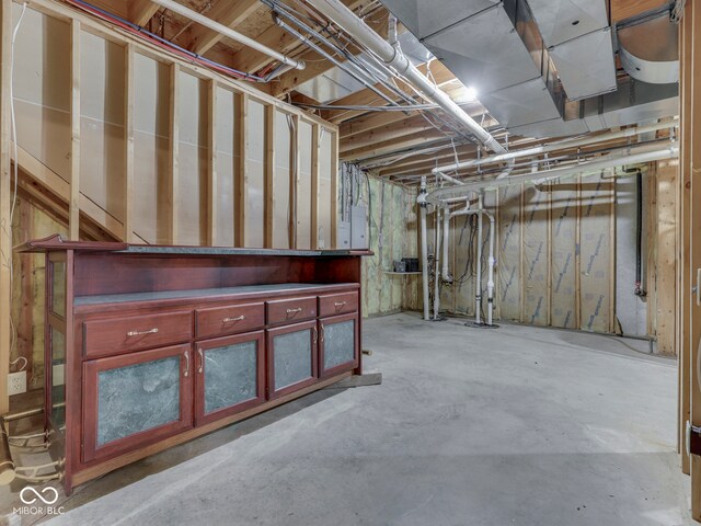 20 Forrests Edge Ct, Indianapolis, IN 46227 - view of unfinished below grade area