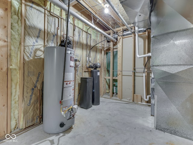 20 Forrests Edge Ct, Indianapolis, IN 46227 - utility room featuring gas water heater