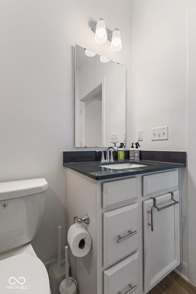 14848 Stonneger St, Westfield, IN 46074 - half bathroom featuring toilet and vanity