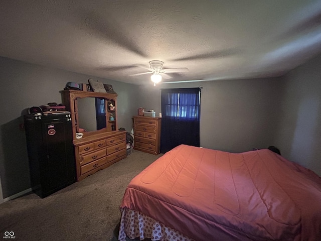 5174 S Greensboro Pike, Knightstown, IN 46148 - bedroom with carpet and ceiling fan