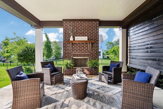1521 Avondale Dr, Westfield, IN 46074 - view of patio / terrace with an outdoor living space