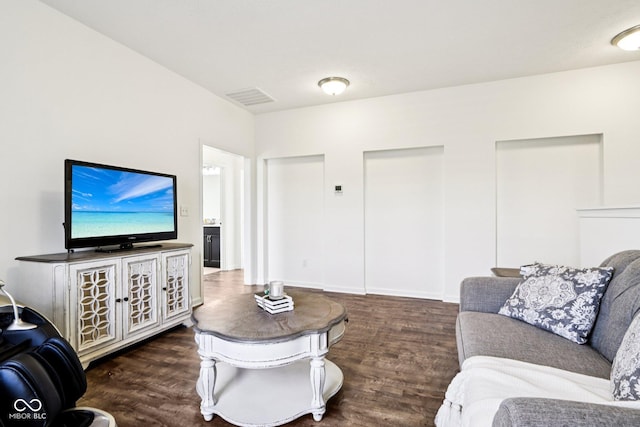 1521 Avondale Dr, Westfield, IN 46074 - living area featuring dark wood-style floors