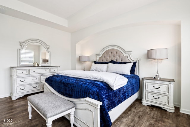 1521 Avondale Dr, Westfield, IN 46074 - bedroom with dark wood-type flooring and baseboards
