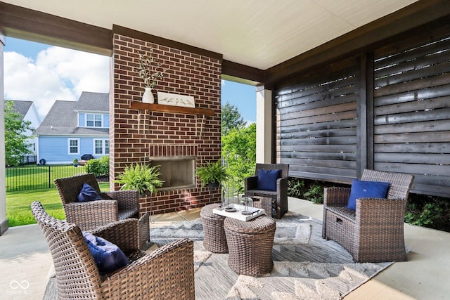 1521 Avondale Dr, Westfield, IN 46074 - view of patio / terrace featuring an outdoor hangout area