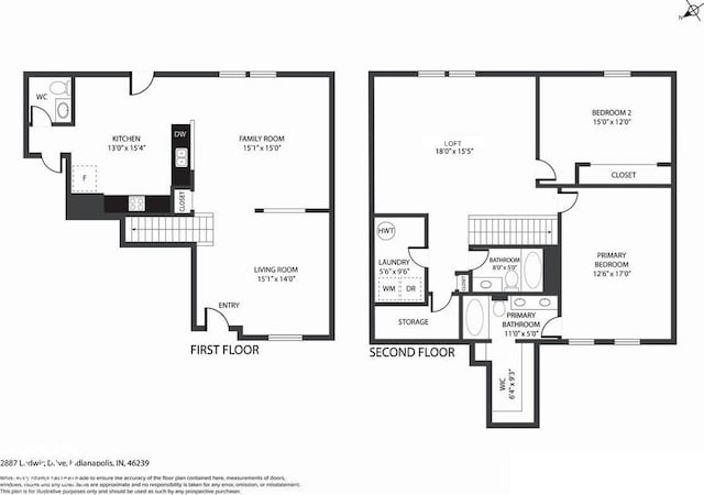2887 Ludwig Dr, Indianapolis, IN 46239 - room layout