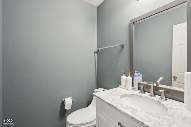 2887 Ludwig Dr, Indianapolis, IN 46239 - half bathroom featuring vanity and toilet