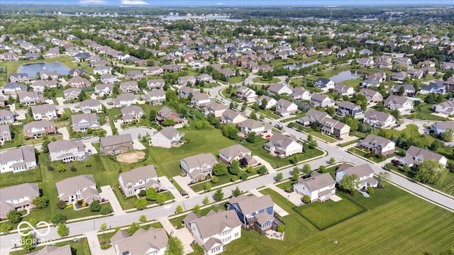 10054 Win Star Way, Fishers, IN 46040 - aerial overview of property's location featuring a nearby body of water and nearby suburban area