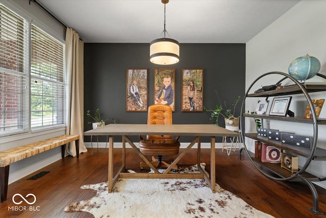 10054 Win Star Way, Fishers, IN 46040 - dining area featuring wood finished floors and baseboards