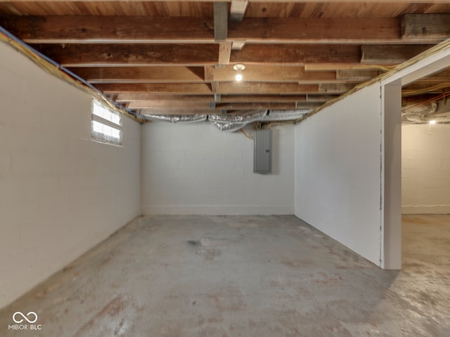 730 N Forsythe St, Franklin, IN 46131 - basement with electric panel