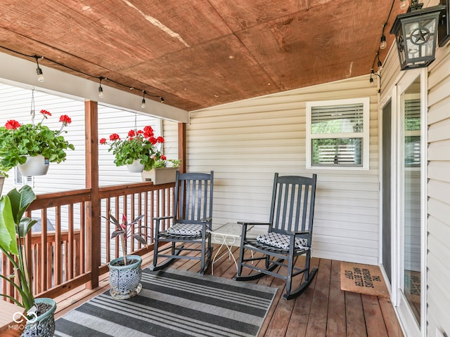 730 N Forsythe St, Franklin, IN 46131 - view of wooden porch