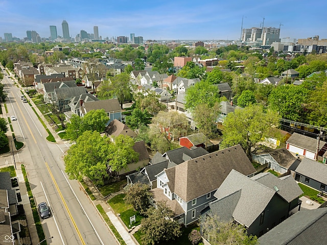 2016 Central Ave, Indianapolis, IN 46202 - drone / aerial view of city skyline