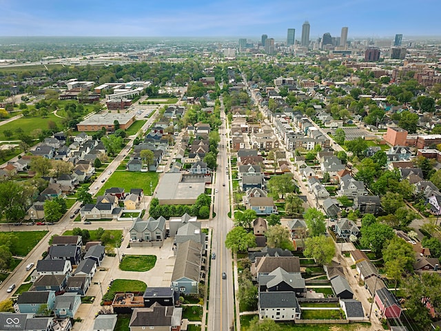 2016 Central Ave, Indianapolis, IN 46202 - aerial view of property's location with nearby suburban area