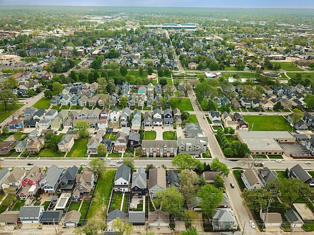 2016 Central Ave, Indianapolis, IN 46202 - aerial overview of property's location with nearby suburban area
