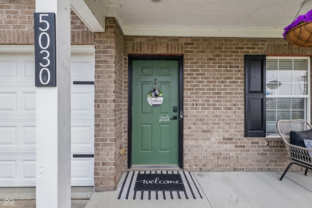 5030 E 800 N, Columbus, IN 47203 - property entrance with brick siding