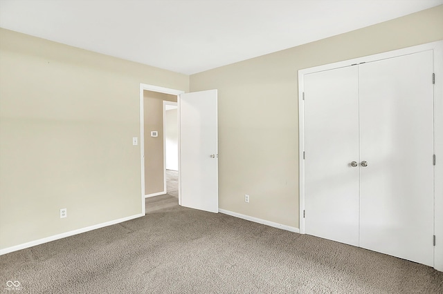 13172 E 116th St, Fishers, IN 46037 - unfurnished bedroom with carpet, baseboards, and a closet