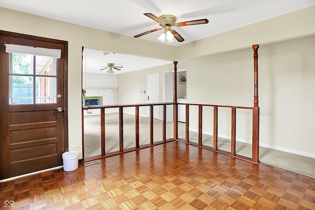 13172 E 116th St, Fishers, IN 46037 - unfurnished room with ceiling fan and baseboards