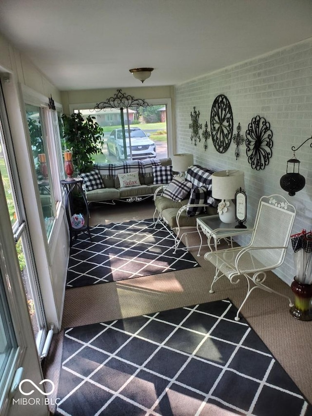 1322 Greenway Dr, Anderson, IN 46011 - sunroom with plenty of natural light