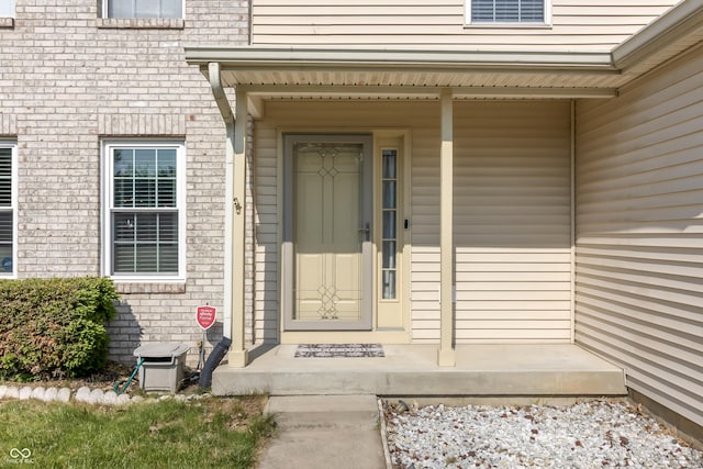 2326 Gradison Cir, Indianapolis, IN 46214 - view of exterior entry featuring brick siding