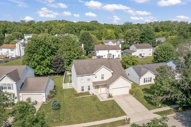 2326 Gradison Cir, Indianapolis, IN 46214 - aerial perspective of suburban area