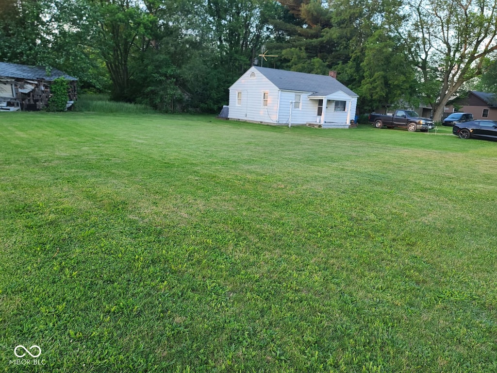 2710 W State Road 38, Sheridan, IN 46069 - view of grassy yard with an outdoor structure