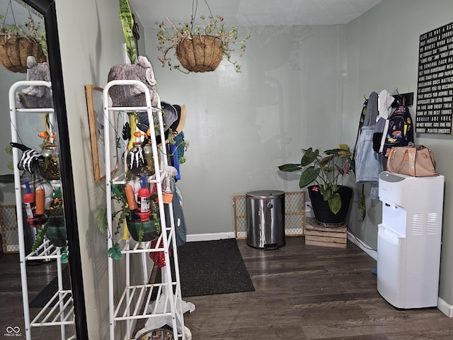 29 Home Ave, Markleville, IN 46056 - interior space featuring wood finished floors and baseboards