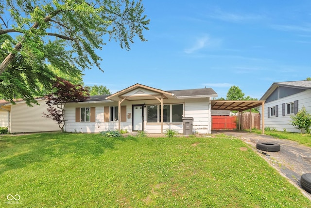 3242 Welch Dr, Indianapolis, IN 46224 - single story home with a carport