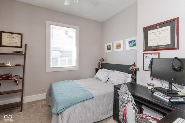831 Weghorst St, Indianapolis, IN 46203 - bedroom featuring carpet, baseboards, and a desk