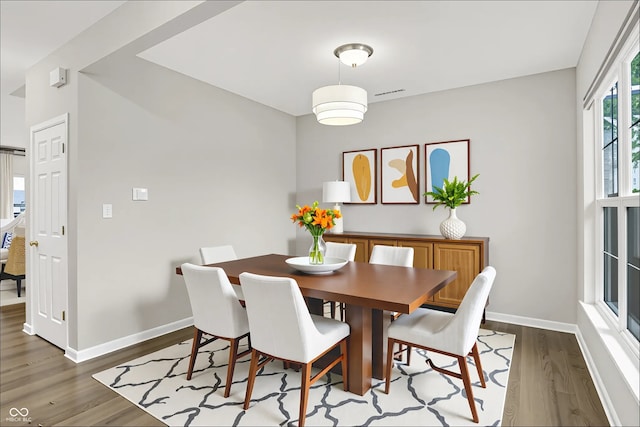 6762 Brentwood Ct, Brownsburg, IN 46112 - dining room with wood finished floors and baseboards