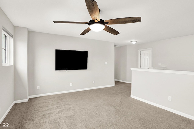 6762 Brentwood Ct, Brownsburg, IN 46112 - carpeted spare room with a ceiling fan and baseboards
