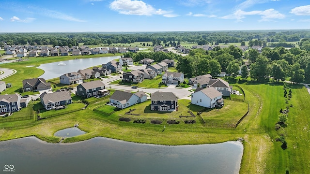 6762 Brentwood Ct, Brownsburg, IN 46112 - aerial view of property and surrounding area with nearby suburban area and a large body of water
