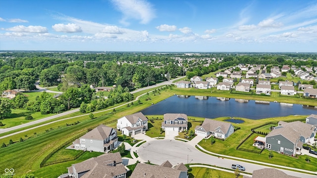 6762 Brentwood Ct, Brownsburg, IN 46112 - aerial perspective of suburban area with a nearby body of water