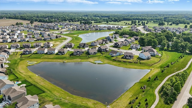 6762 Brentwood Ct, Brownsburg, IN 46112 - aerial overview of property's location with a large body of water and nearby suburban area