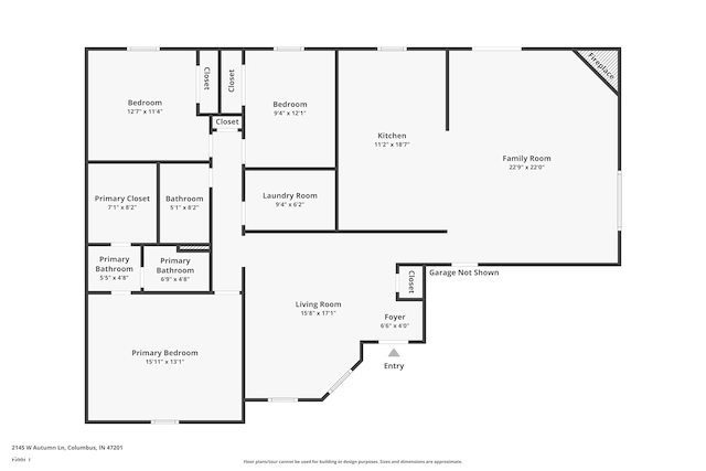 2145 W Autumn Ln, Columbus, IN 47201 - home floor plan